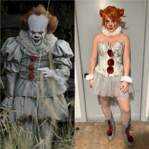 Custom Pennywise 🤡🎈 IT Clown costume cosplay Halloween sexy handmade